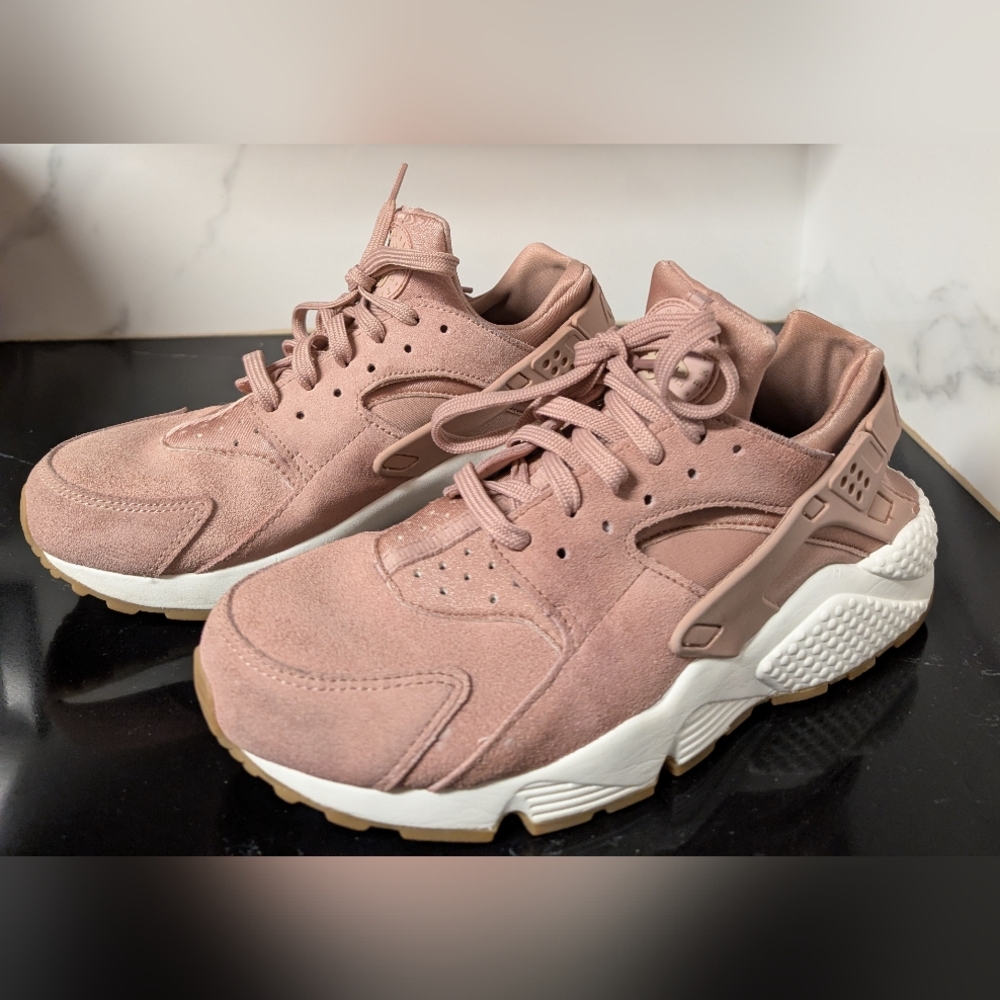 Nike Wmns Air Huarache Run SD 'Particle Pink' Sneakers Size 9.5 MSRP $135 - Picture 6 of 12